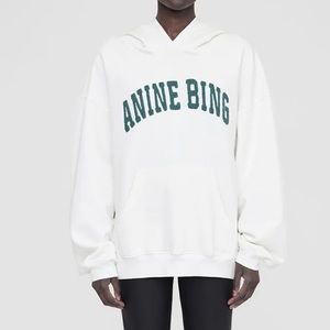 Anine Bing Harvey Sweatshirt - Ivory - XS